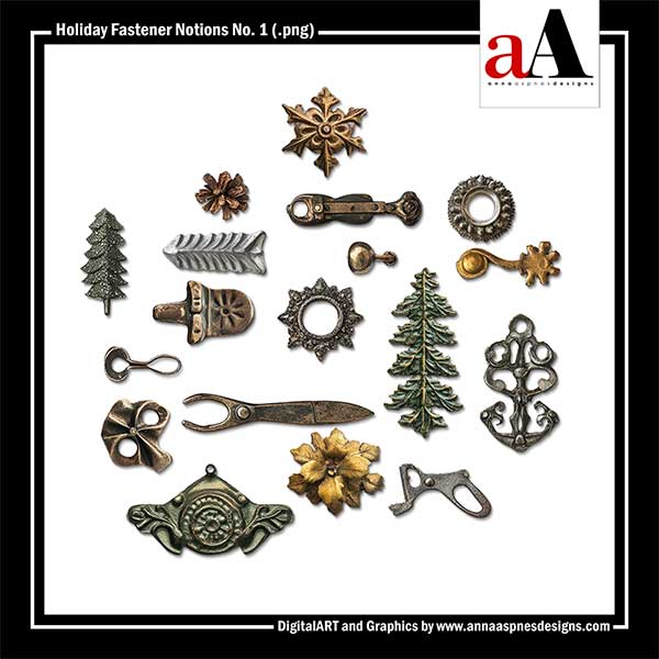 Holiday Fastener Notions No 1