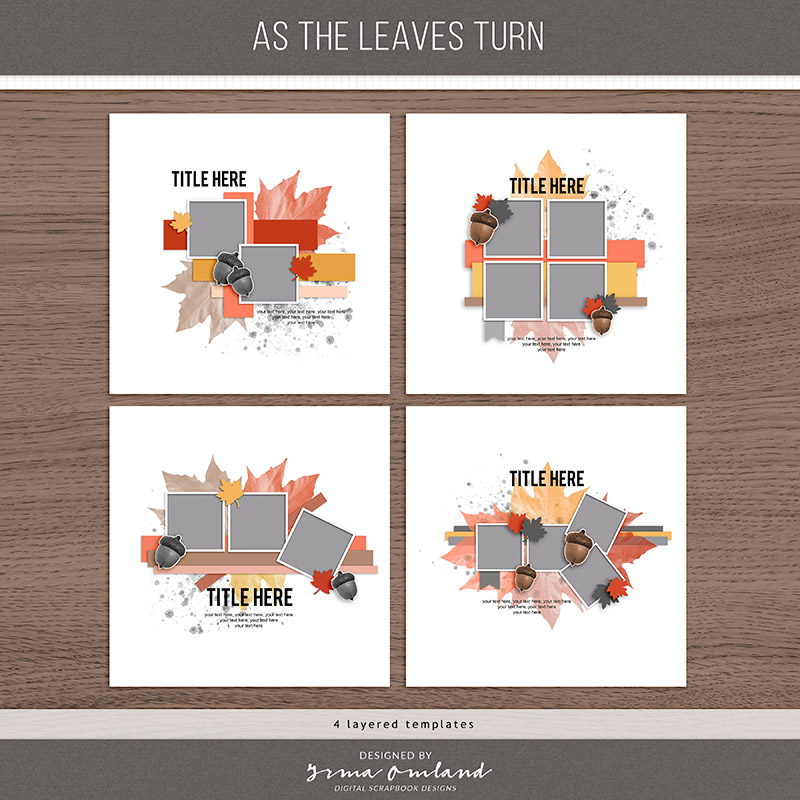 As the leaves turn | templates