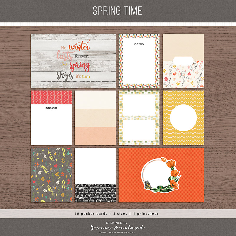 Spring time | pocket cards