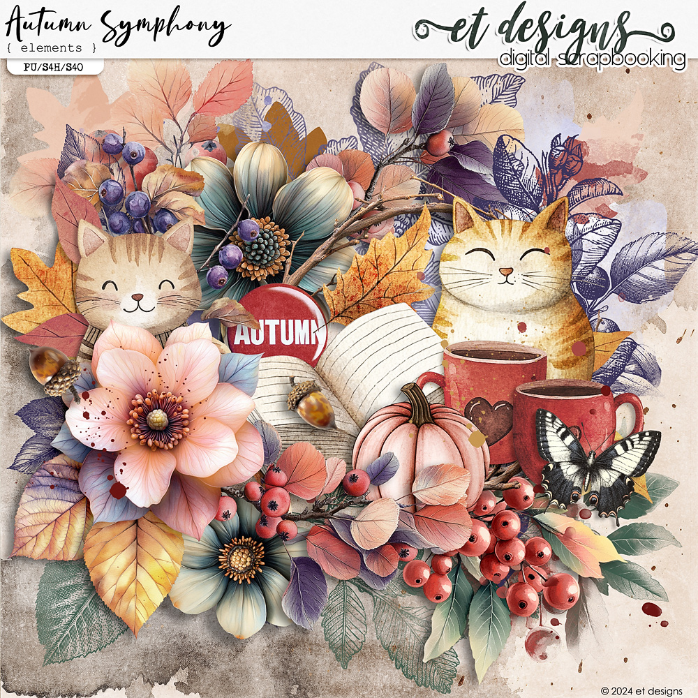 Autumn Symphony Elements by et designs