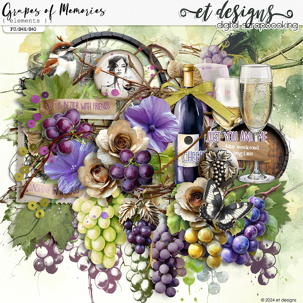 Grapes of Memories Elements by et designs