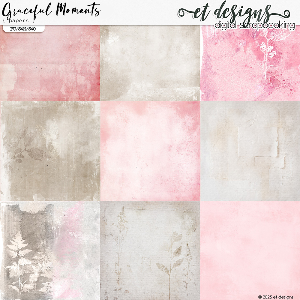 Graceful Moments Papers by et designs