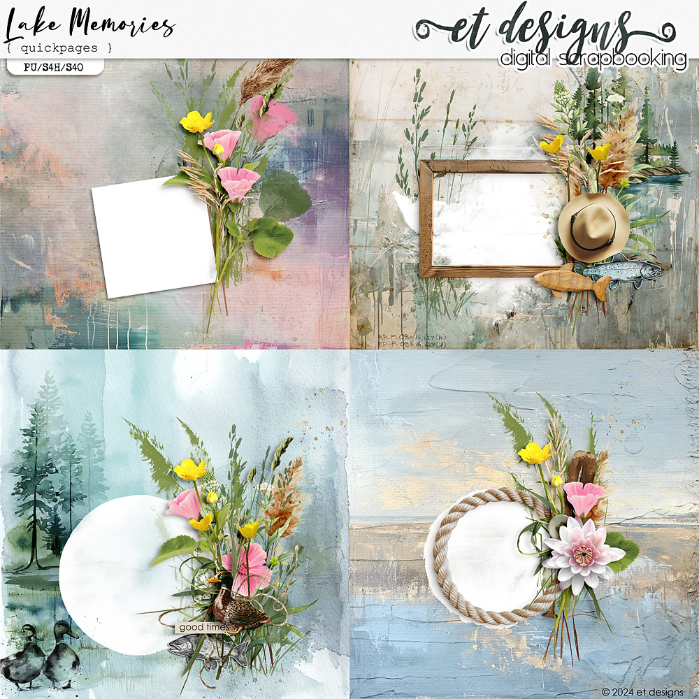 Lake Memories Quickpages by et designs