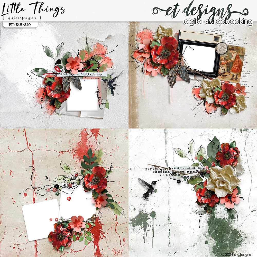 Little Things Quickpages by et designs