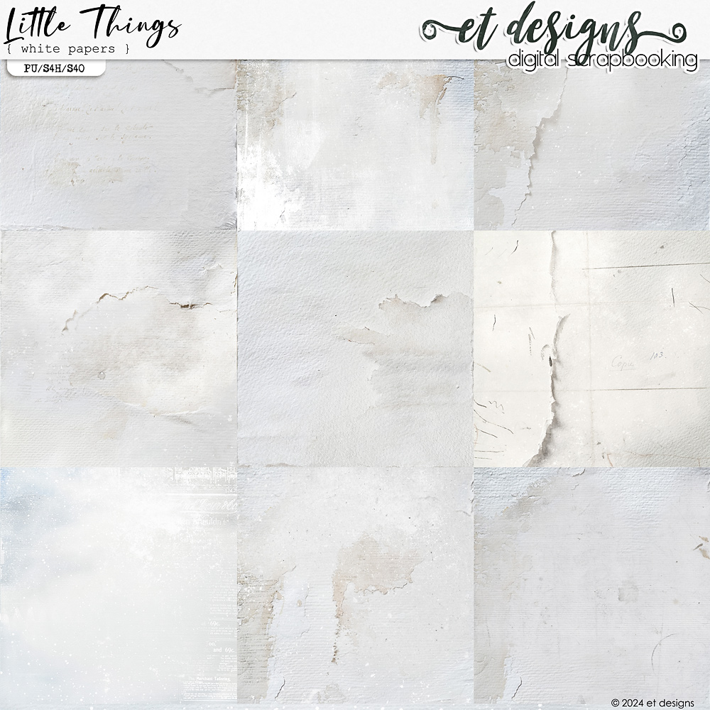 Little Things White Papers by et designs