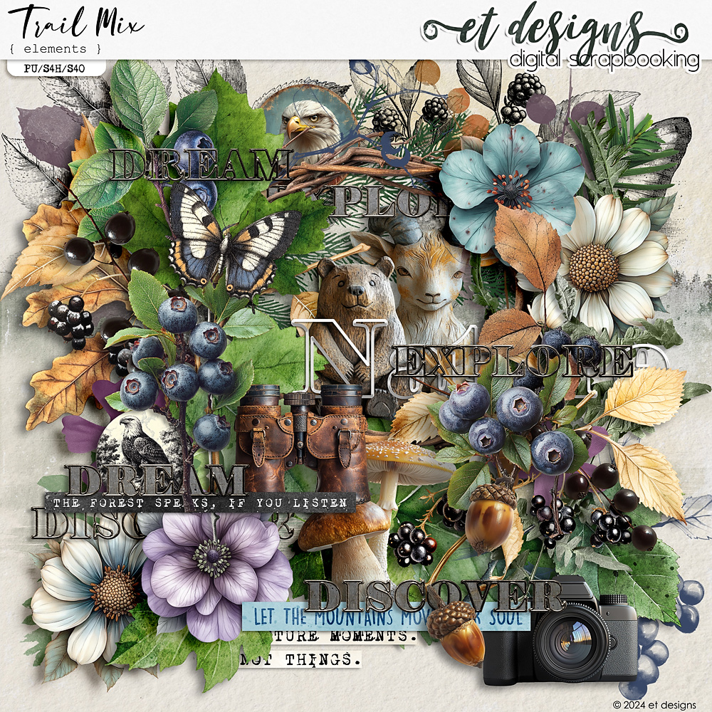 Trail Mix Elements by et designs