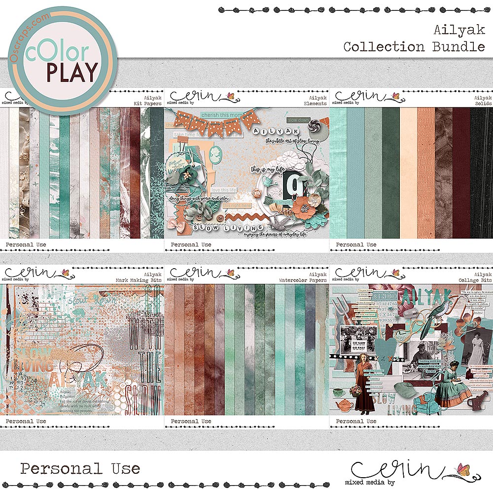 Ailyak {Collection Bundle} by Mixed Media by Erin