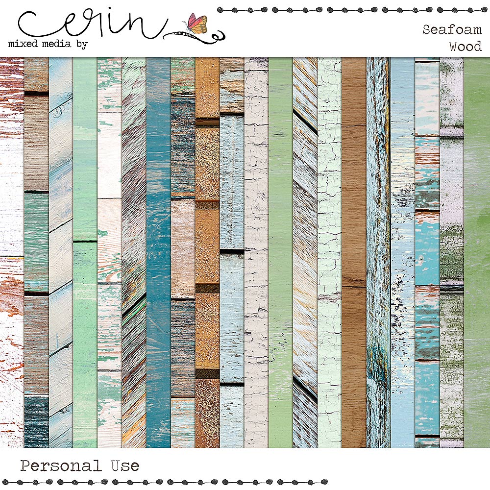 Seafoam {Wood} by Mixed Media by Erin