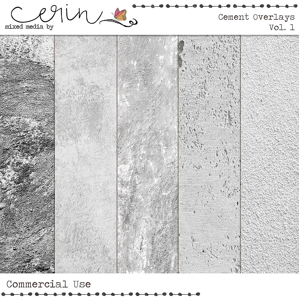 Cement Overlays Vol 1 (CU) By Mixed Media by Erin