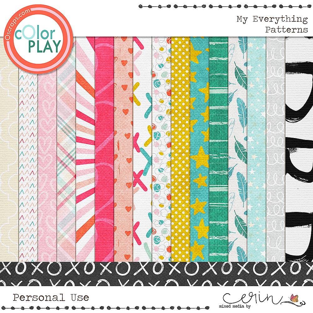 My Everything {Patterns} by Mixed Media by Erin