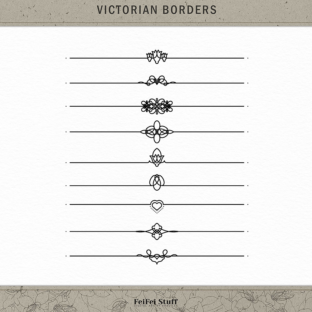 Victorian Borders by FeiFei Stuff