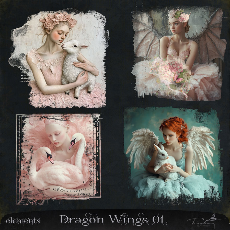 Dragon Wings 01 Element Pack