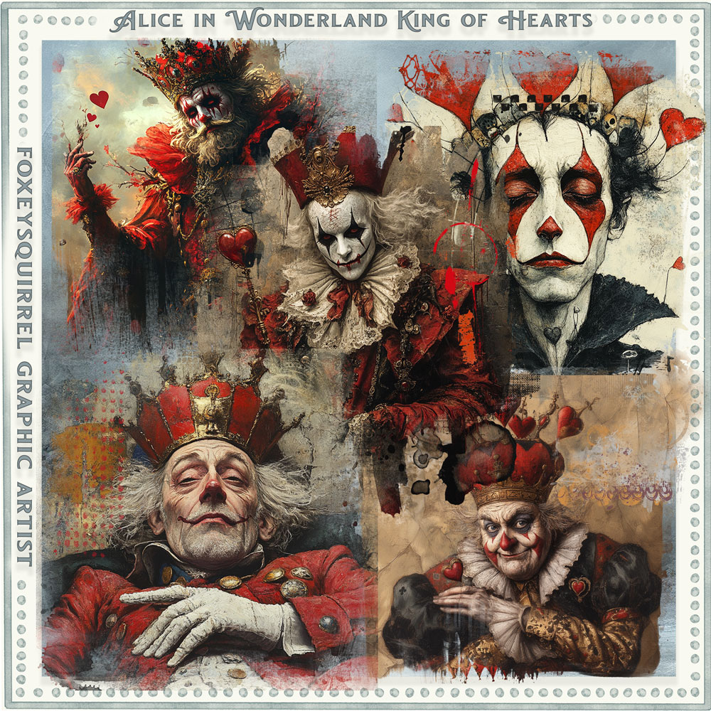 Alice in Wonderland King of Hearts