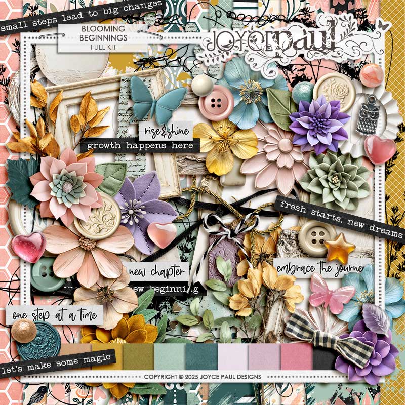 Blooming Beginnings - Full Kit by Joyce Paul 