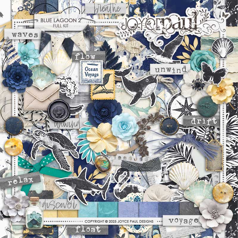 Blue Lagoon V2 - Kit by Joyce Paul Designs