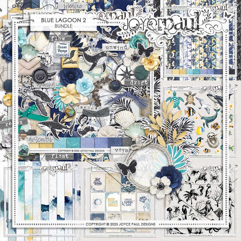 Blue Lagoon V2 - Bundle by Joyce Paul Designs