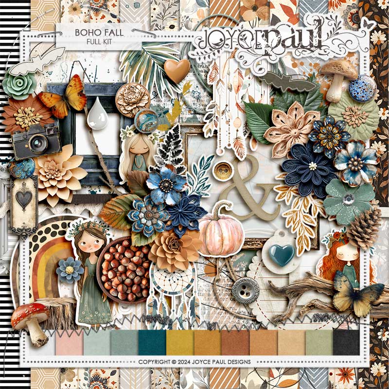 Boho Fall - Kit by Joyce Paul