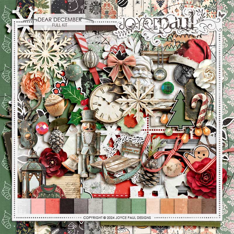 Dear December - Full Kit by Joyce Paul