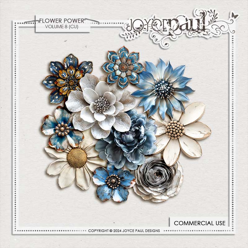 Flower Power - Vol 8 (CU) by Joyce Paul 