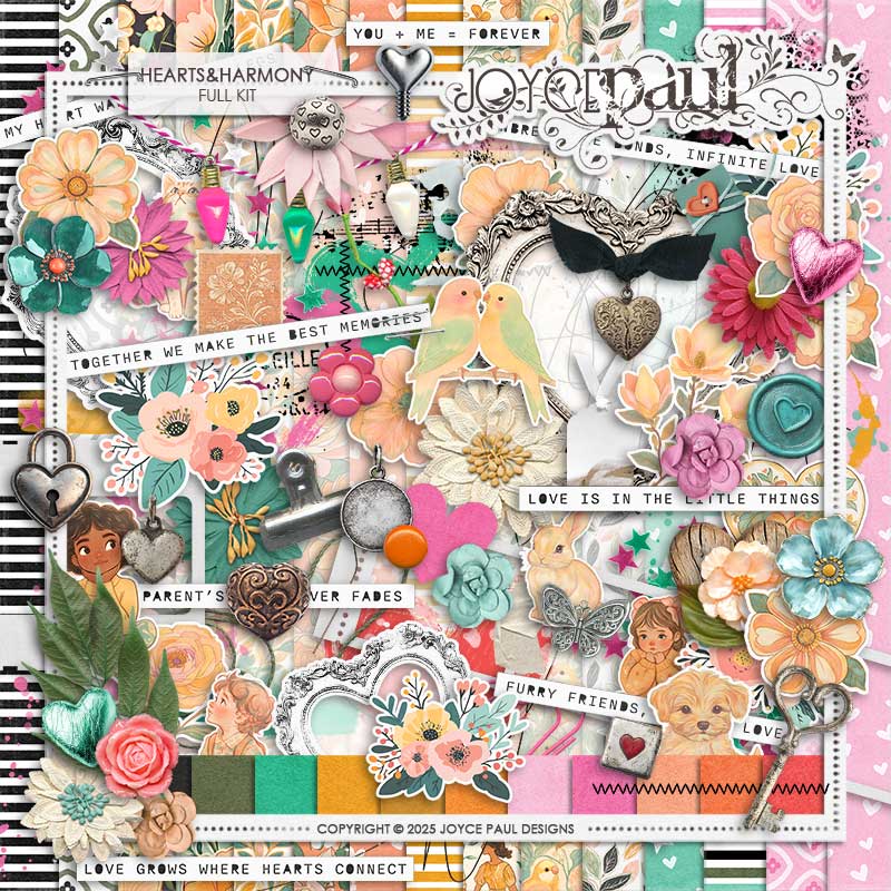 Hearts & Harmony | Kit by Joyce Paul Designs