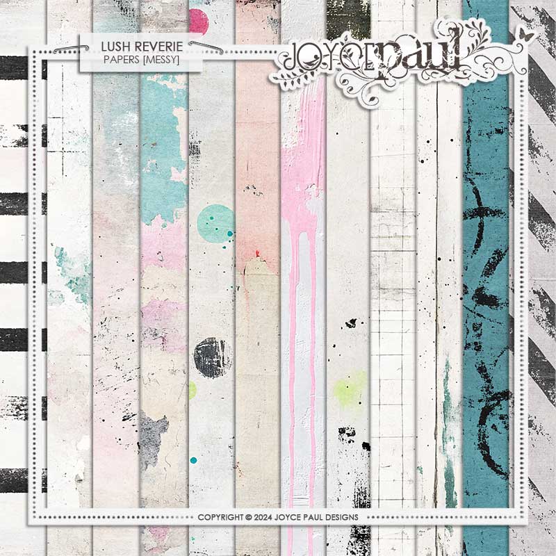 Lush Reverie | Papers [Messy] by Joyce Paul Designs