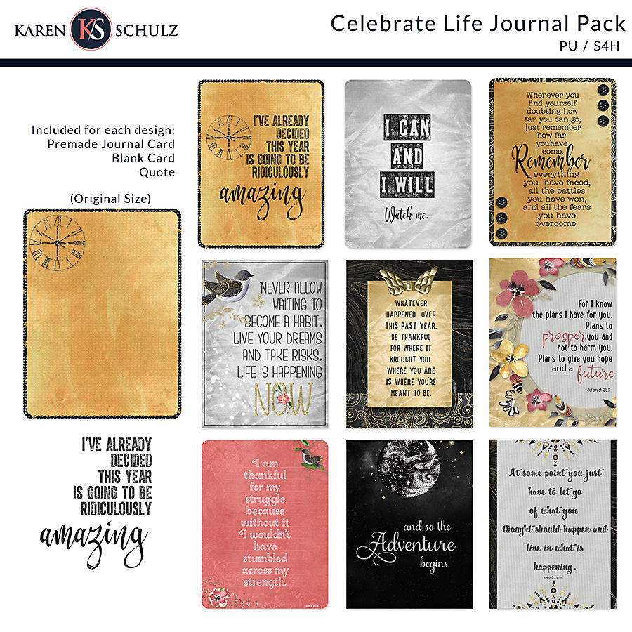 Celebrate Life Journal Pack