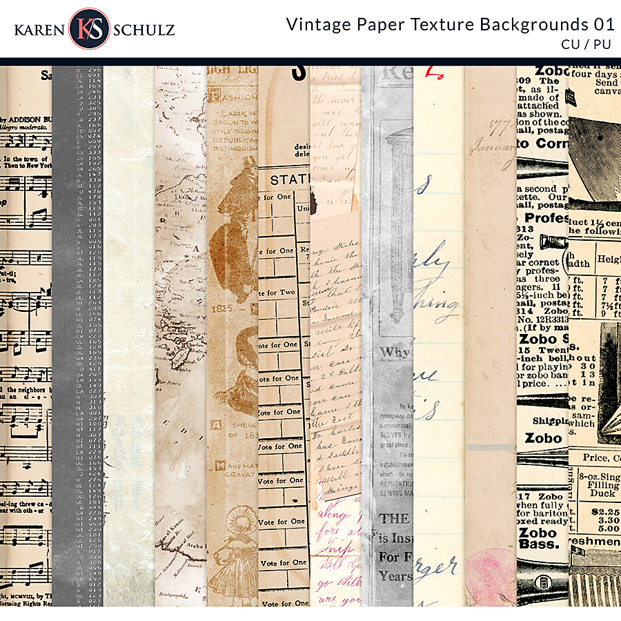 Vintage Paper Texture Backgrounds 01  