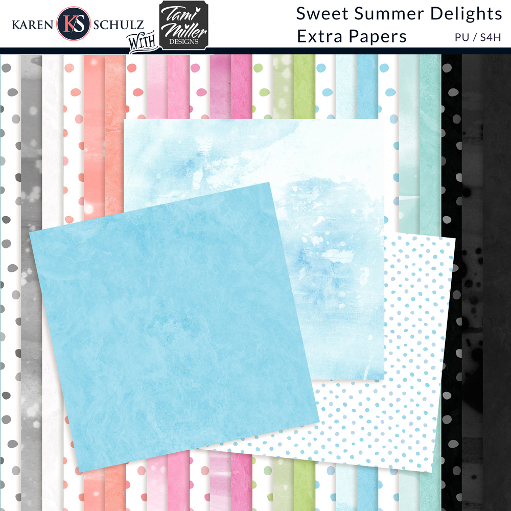 Sweet Summer Delights Extra Papers