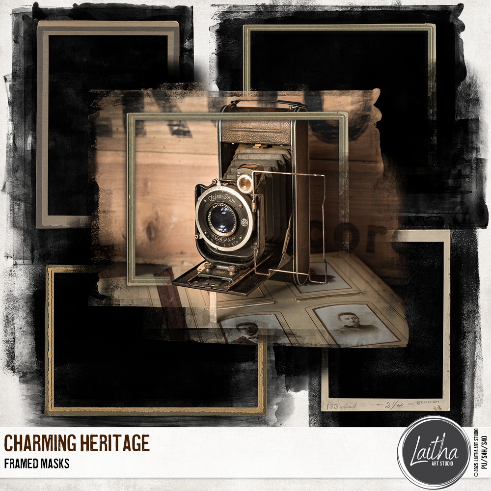 Charming Heritage - Framed Masks