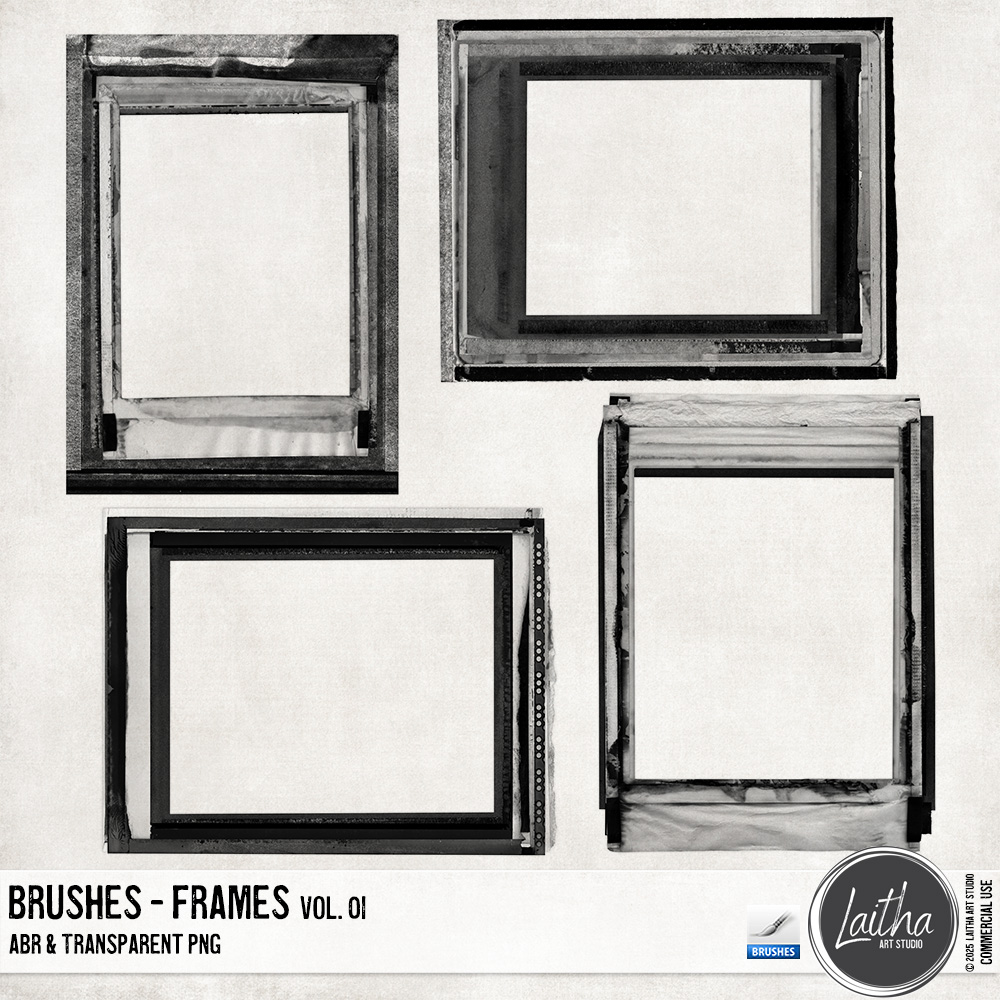 Frames Brushes & Stamps Vol. 01