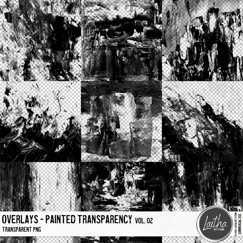 Painted Transparency Overlays Vol. 02