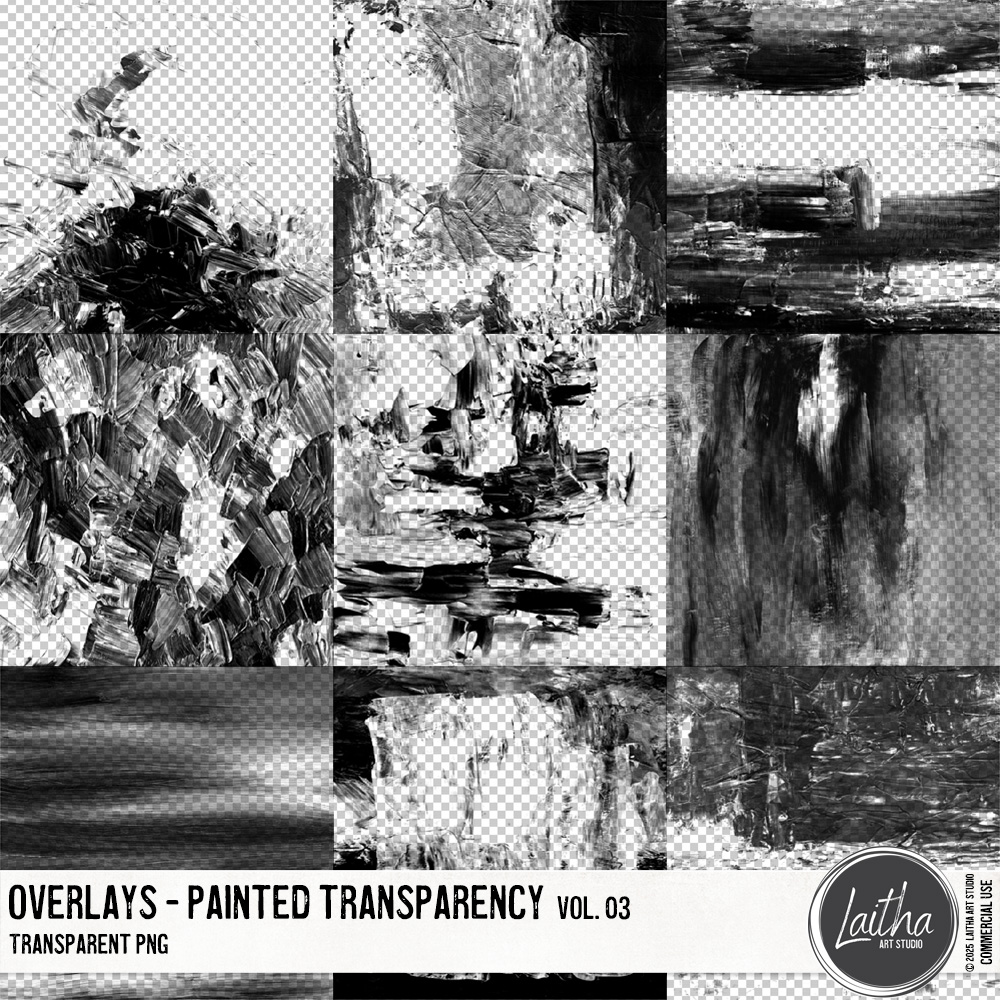 Painted Transparency Overlays Vol. 03