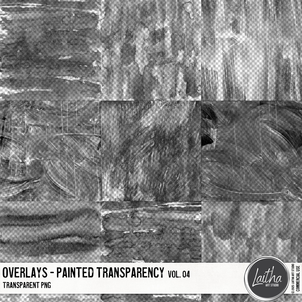 Painted Transparency Overlays Vol. 04