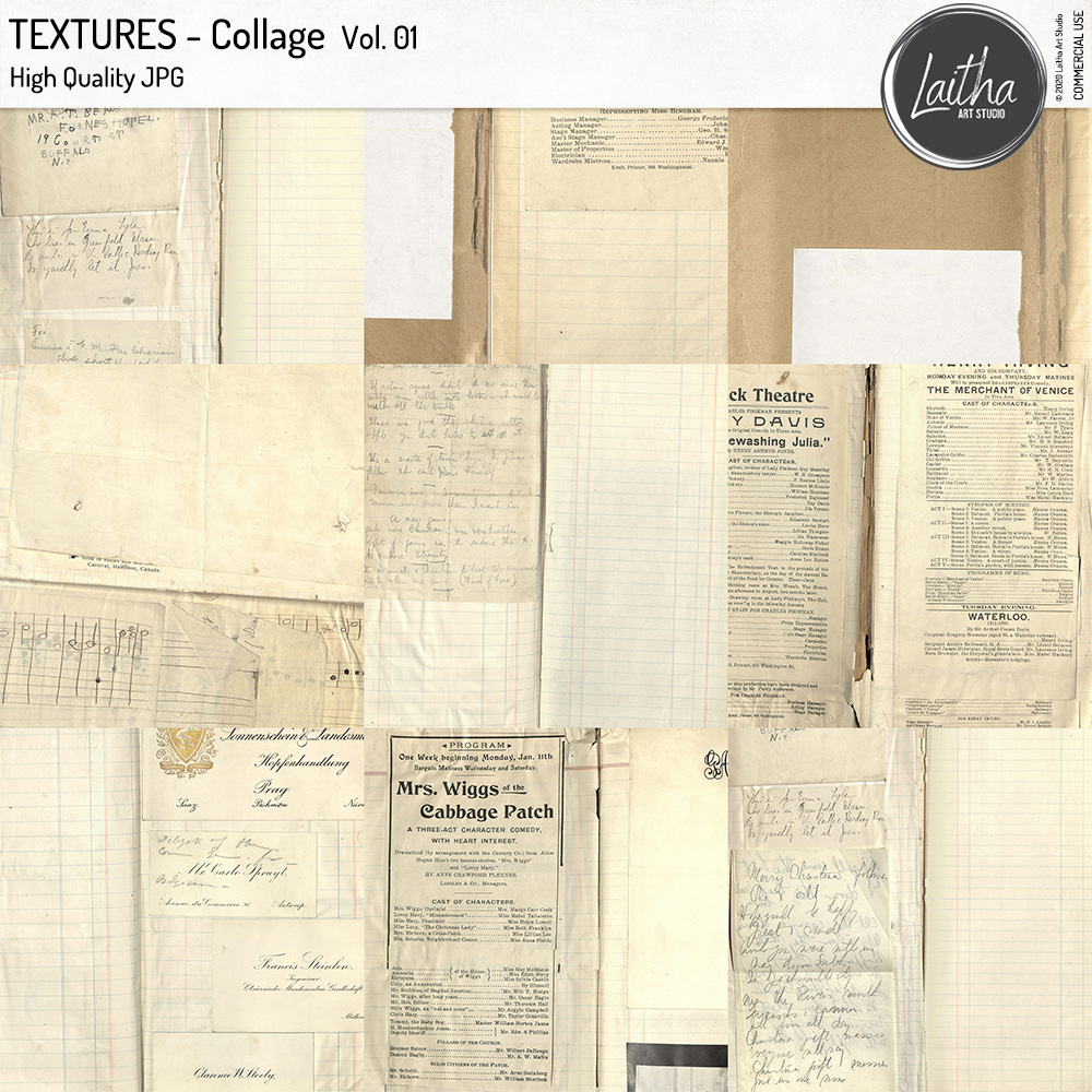 Collage Textures Vol. 01