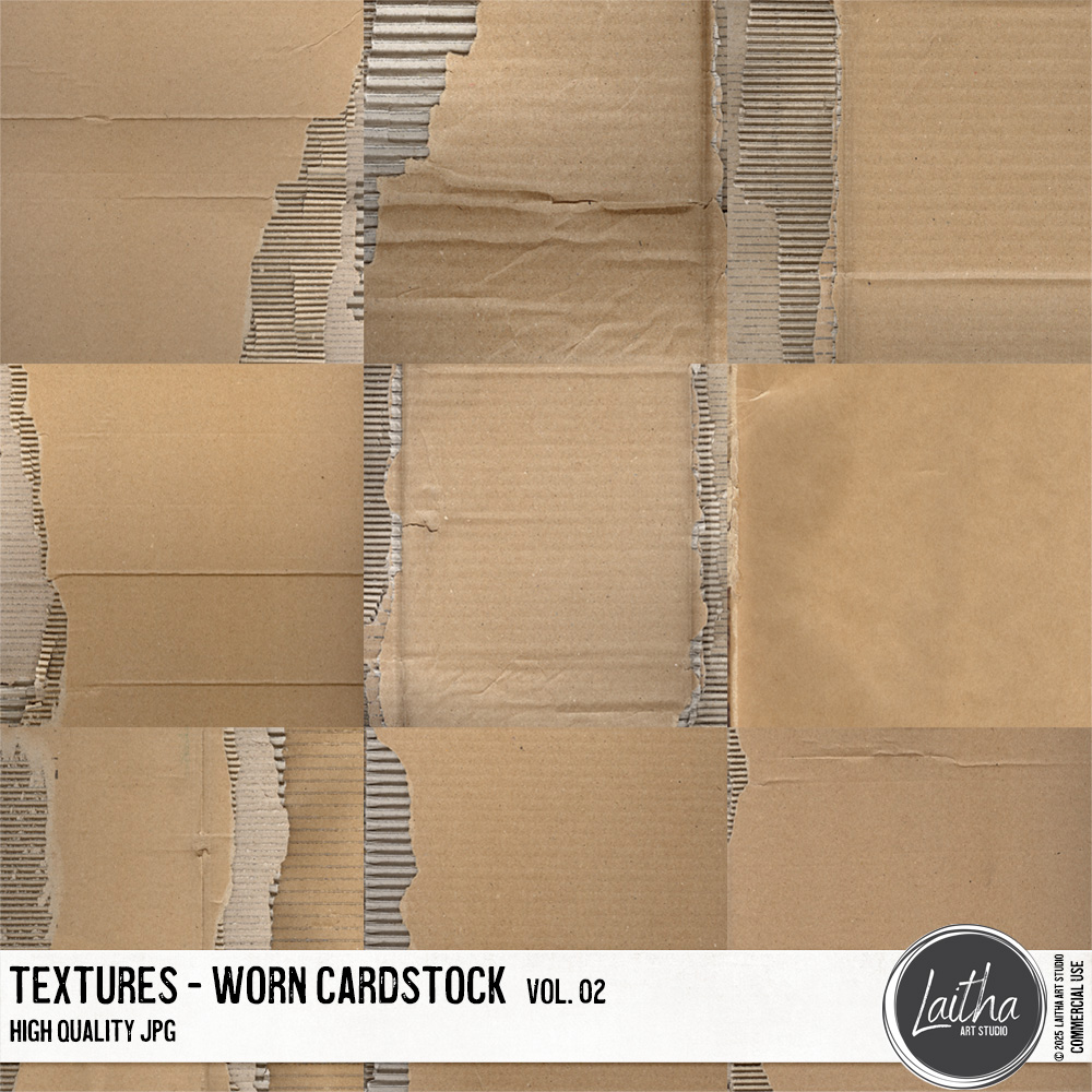 Worn Cardstock Textures Vol. 02