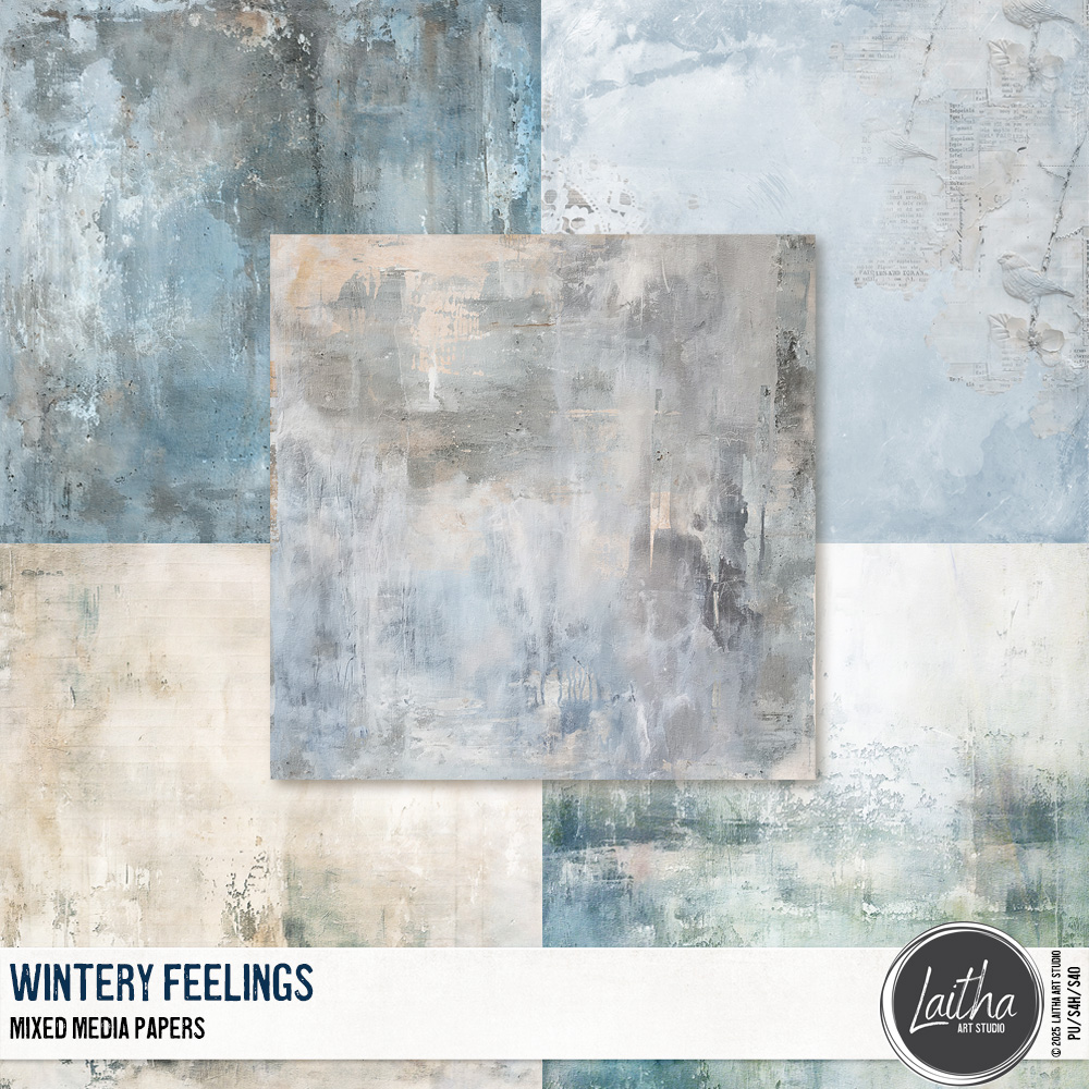 Wintery Feelings - Mixed Media Papers