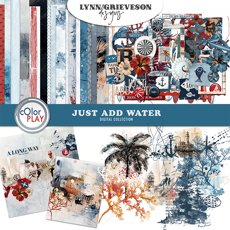 Just Add Water Digital Scrapbooking Collection