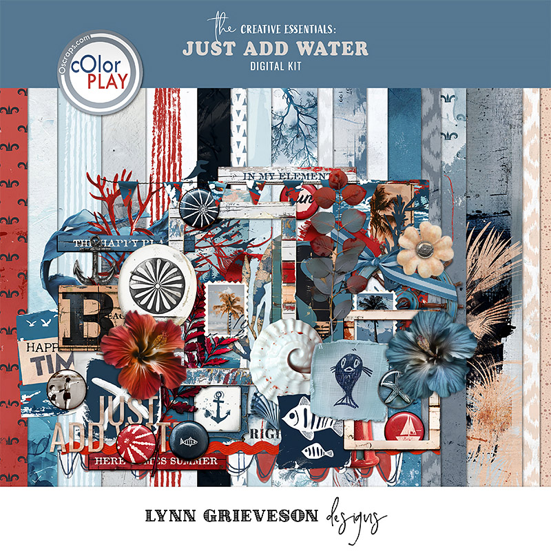 Just Add Water Digital Scrapbooking Kit