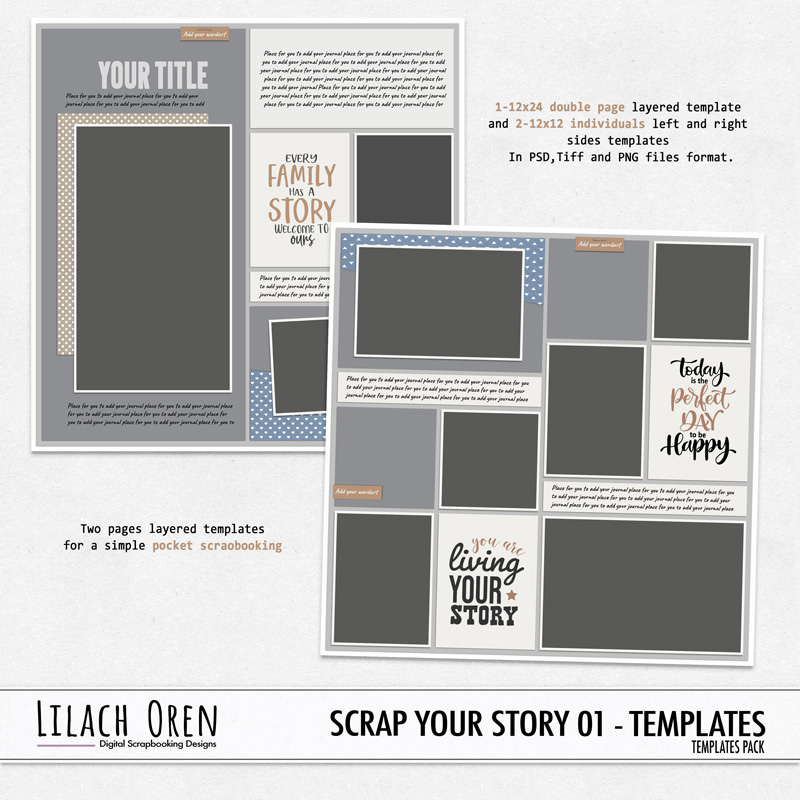 My Travel Journal Layered Template 04