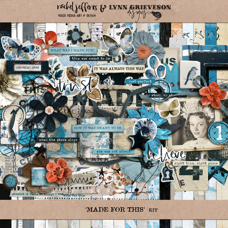 Made For This digital scrapbooking kit