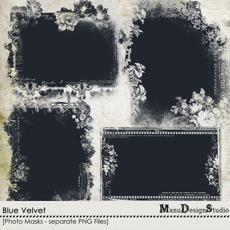 Blue Velvet - Photo Masks