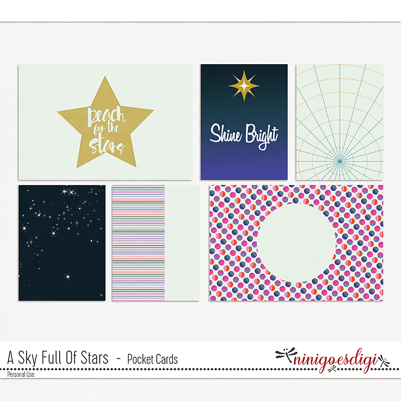 A Sky Full Of Stars Pocket Cards by ninigoesdigi