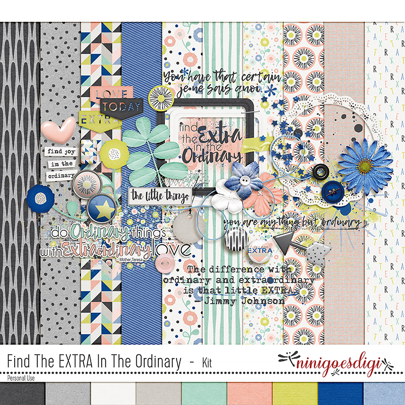 Find The EXTRA In The Ordinary Kit by ninigoesdigi