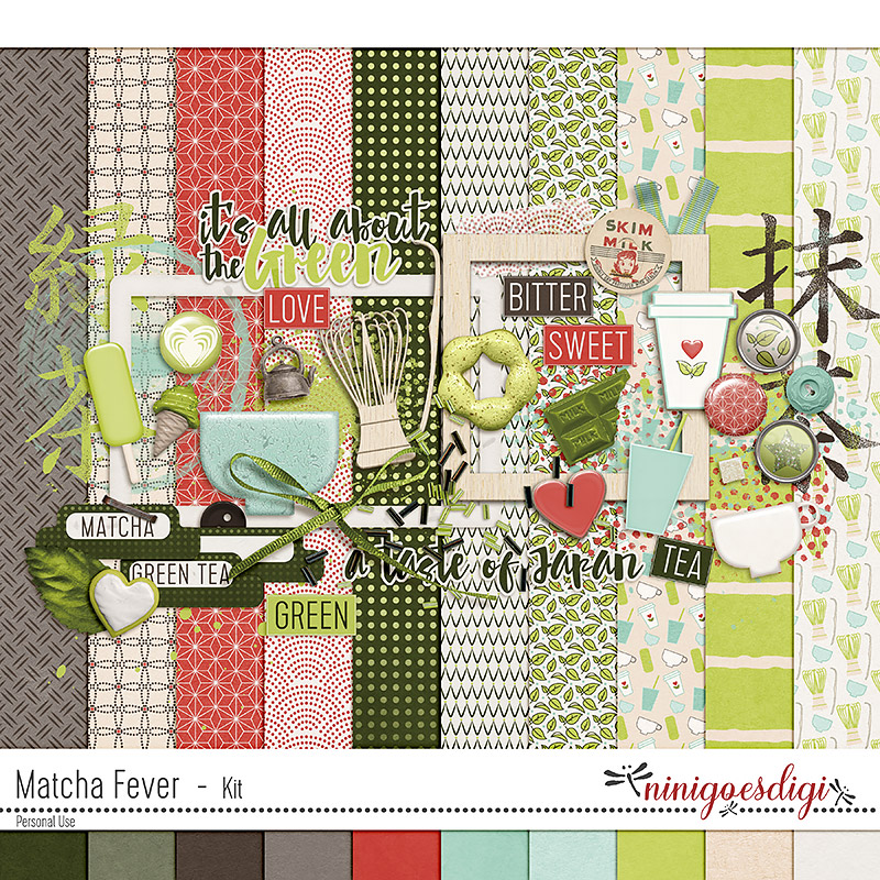 Matcha Fever Kit by ninigoesdigi