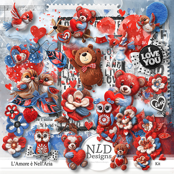 L'Amore e Nell'Aria/Love Is In The Air Kit By NLD Designs