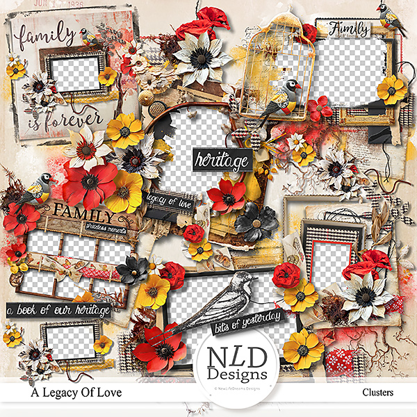 A Legacy Of Love Clusters By NLD Designs