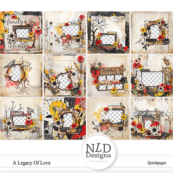 A Legacy Of Love Quickpages By NLD Designs