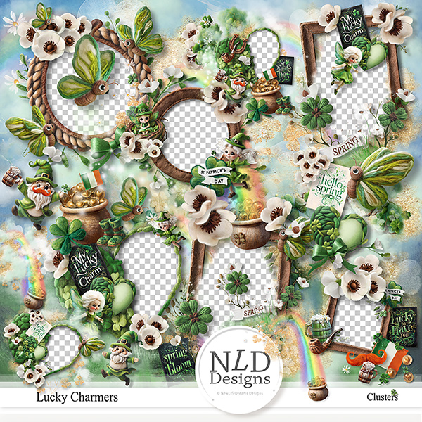 Lucky Charmers Clusters By NLD Designs