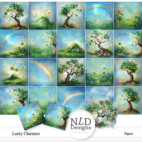 Lucky Charmers Papers By NLD Designs