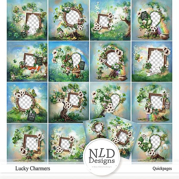 Lucky Charmers Quickpages By NLD Designs